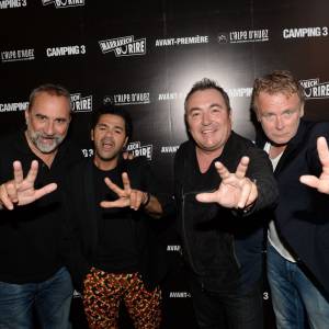 Exclusif - Antoine Duléry, Jamel Debbouze, Fabien Onteniente et Franck Dubosc - Avant-première du film Camping 3 dans le cadre du Marrakech du rire à Marrakech le 3 juin 2016. © Rachid Bellak / Bestimage