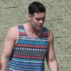 Exclusif - Mark Salling à la sortie de son cours de gym à Los Angeles, le 8 mars 2016 © CPA/Bestimage