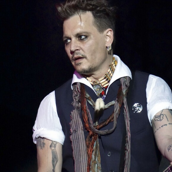 Johnny Depp à Herborn, Allemagne, le 29 mai 2016.