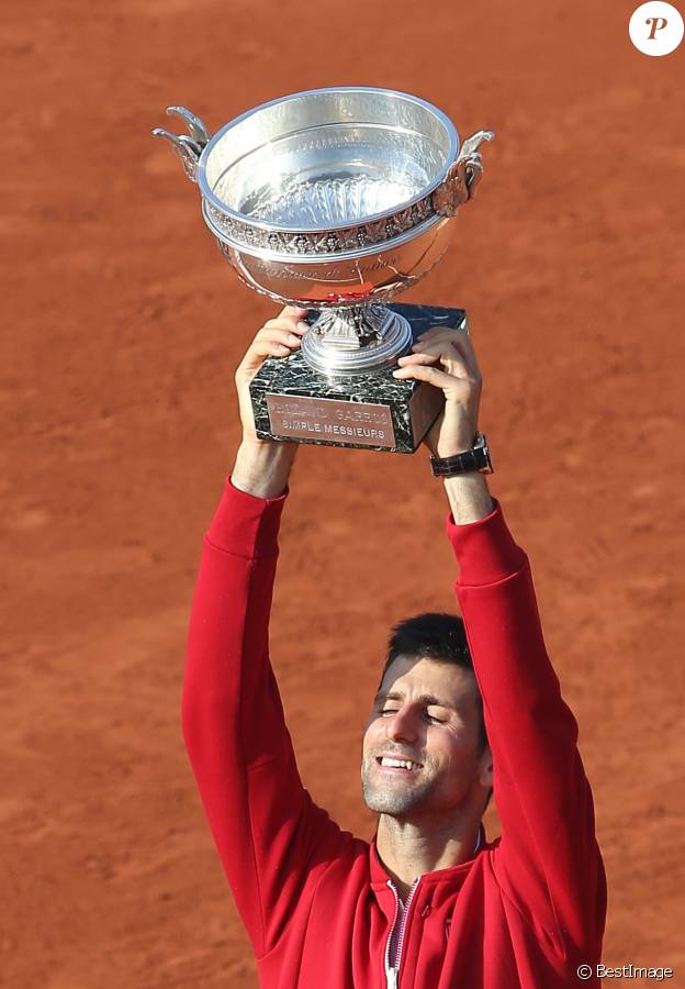 Novak Djokovic remporte les Internationaux de France de tennis de Roland Garros face à Andy Murray le 5 Juin 2016. © Jacovides - Moreau /Bestimage