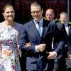 La princesse héritière Victoria et le prince Daniel de Suède présidaient une cérémonie de la citoyenneté le 6 juin 2016 à Nacka, dans la banlieue de Stockholm, à l'occasion de la Fête nationale suédoise.