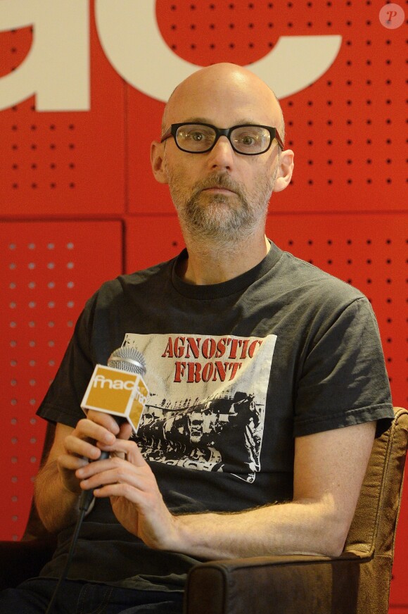 Moby lors d'une rencontre et d'une dédicace à la FNAC Saint-Lazare à Paris, le 30 mai 2016, à l'occasion de la sortie de son livre "Porcelain". © Guirec Coadic/Bestimage