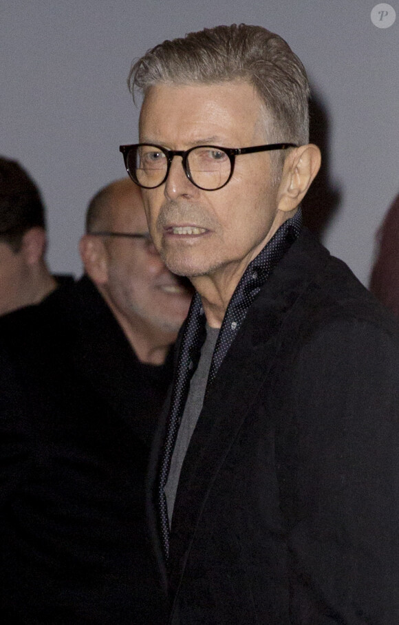 David Bowie au théatre Workshop à New York le 7 décembre 2015.