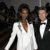 David Bowie et sa femme Iman au Met Gala à New York le 7 mai 2007.
