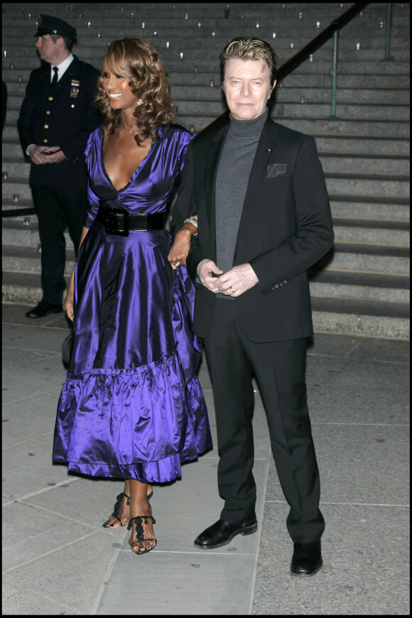 David et Iman Bowie à la soirée Vanity Fair organisée pour la 5ème édition du Festival du film de Tribeca à New York le 27 avril 2006