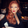 Christina Aguilera s'est teint les cheveux en roux. Photo publiée sur sa page Instagram au début du mois de juin 2016.
