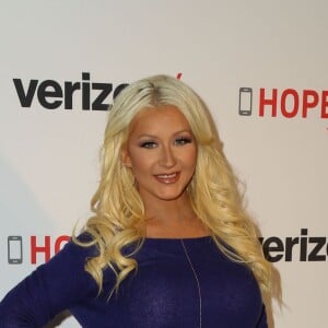 Christina Aguilera à la soirée caritative Verizon's 'HopeLine' Program à West Hollywood, le 12 novembre 2015