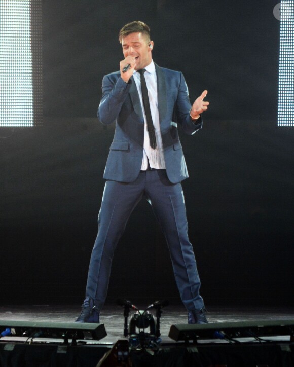 Ricky Martin en concert à Coliseo Jose M. Agrelot à San Juan, Puerto Rico, le 13 février 2016