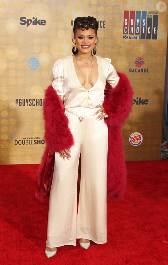 Andra Day à la soirée du Guys Choice Awards 2016 aux studios Sony Pictures à Culver City, le 4 juin 2016