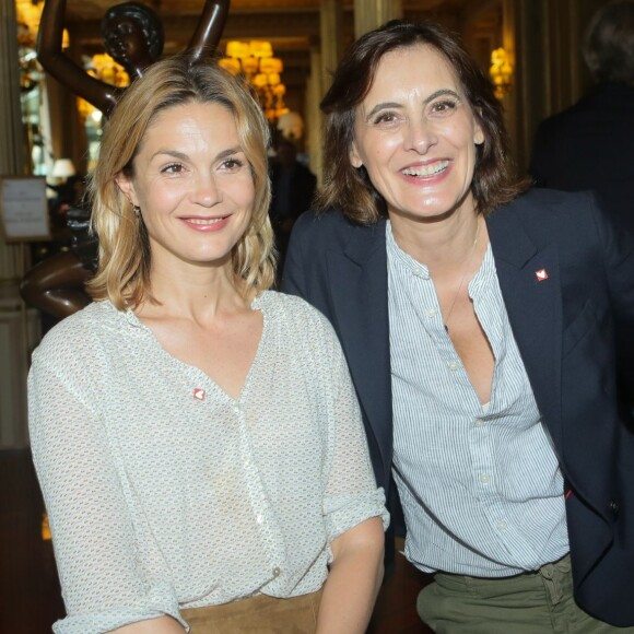 Exclusif - Barbara Schulz, Inès de la Fressange - Lancement de l'opération "Les petits-déjeuners du coeur" au Café de la Paix à Paris, le 07 juin 2016. © CVS/Bestimage