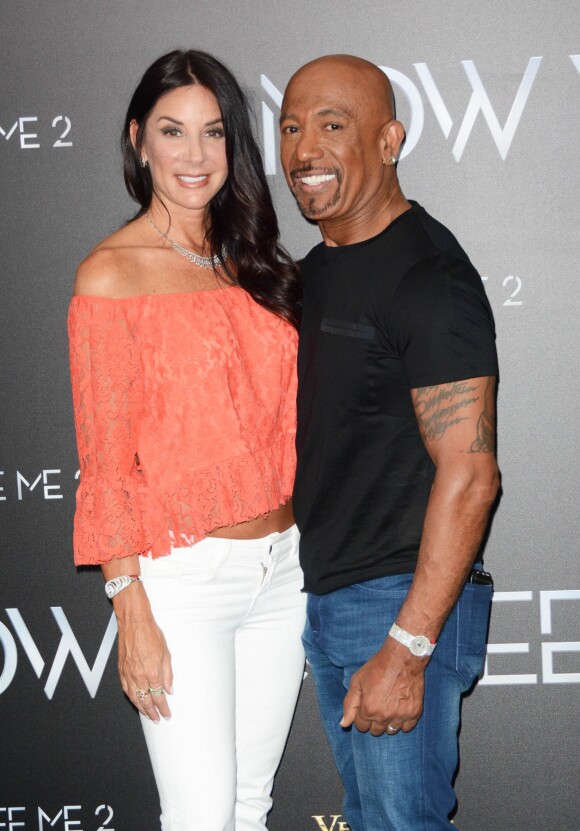 Tara Fowler et son mari Montel Williams à la première de "Insaisissables 2" à New York le 6 juin 2016.
