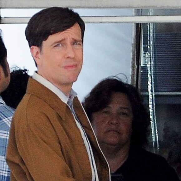 Amanda Seyfried et Ed Helms sur le tournage de 'The Clapper' à Los Angeles, le 6 juin 2016