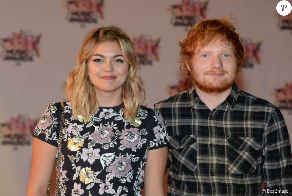 Louane Emera, Ed Sheeran - Arrivées à la 17ème cérémonie des NRJ Music Awards 2015 au Palais des Festivals à Cannes, le 7 novembre 2015.