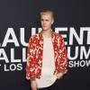 Justin Bieber - People au défilé Saint-Laurent à Hollywood le 10 février 2016.