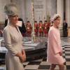 Sophie de Wessex et Lady Louise Windsor à la messe en la cathédrale Saint-Paul de Londres pour le 90e anniversaire de la reine Elizabeth II, le 10 juin 2016.