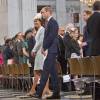 Kate Middleton et le prince William lors de la messe en la cathédrale St Paul pour le 90e anniversaire de la reine Elizabeth II à Londres le 10 juin 2016.