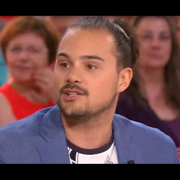 Vincent Lagaf : Son fils Robin sur le plateau de "Vivement Dimanche", dimanche 12 juin 2016, sur France 2