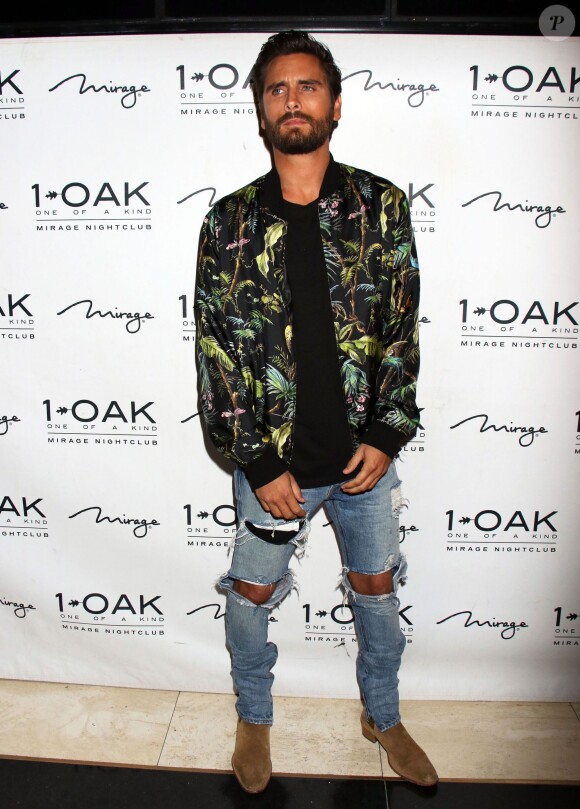 Scott Disick à la soirée d'anniversaire de Scott Disick au 1OAK Nightclub de l’hôtel The Mirage Hotel & Casino à Las Vegas, le 27 mai 2016