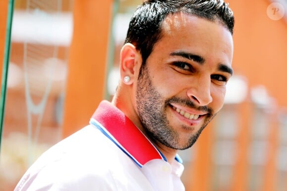 Adil Rami à Paris le 2 juin 2012 à Roland Garros