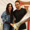 Adil Rami et Sidonie Biémont sur Instagram