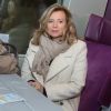 Valérie Trierweiler - Lancement de la campagne "Vacances pour tous 2016" du Secours Populaire à la gare Montparnasse à Paris, le 26 avril 2016. © CVS/Bestimage