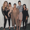 Khloé, Kim Kardashian, Kendall Jenner, Kourtney Kardashian et North West à New York. Septembre 2015.
