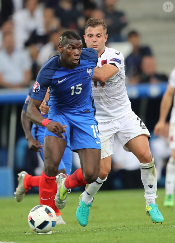 Paul Pogba au match de l'Euro 2016 France-Albanie au Stade Vélodrome à Marseille, le 15 juin 2016. © Cyril Moreau/Bestimage