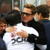 Brad Pitt et Jackie Chan - Les stars du cinéma aux 24 heures du Mans le 18 juin 2016