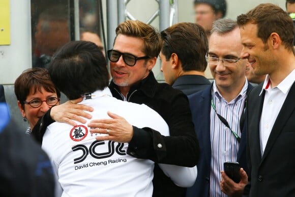 Brad Pitt et Jackie Chan - Les stars du cinéma aux 24 heures du Mans le 18 juin 2016