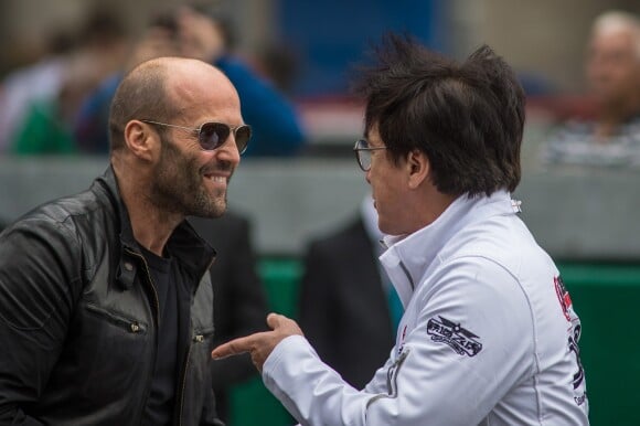Jason Statham et Jackie Chan - Les stars du cinéma aux 24 heures du Mans le 18 juin 2016