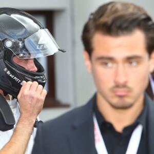 Brad Pitt aux 24 heures du Mans le 18 juin 2016
