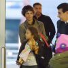 Exclusif - Halle Berry et sa fille Nahla à l'aéroport JFK de New York, le 5 mai 2016.