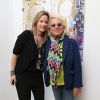 Exclusif - Caroline Faindt, Véronique de Villèle - Vernissage de l'artiste peintre Caroline Faindt à la galerie "Le 18 bis" à Paris le 14 Juin 2016. © Marc Ausset-Lacroix / Bestimage