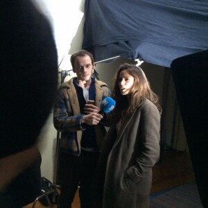 Des photos inédites sur le tournage de Porto Mon Amour avec Lucie Lucas et Anton Yelchin.