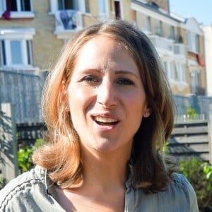 Maud Fontenoy et Alex Goude - Présentation du programme pédagogiques de la Fondation Maud Fontenoy à l'école Gustave Rouanet à Paris, le 22 juin 2016. ©Veeren/Bestimage