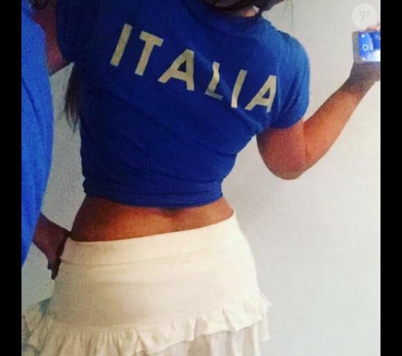 Claudia Romani de "Secret Story 9" soutient l'Italie pour l'Euro 2016