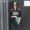 Megan Fox, enceinte, visite une amie à Los Angeles, le 14 juin 2016.