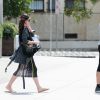 Megan Fox enceinte est allée déjeuner avec son mari Brian Austin Green au restaurant Cafe Grattitude à Los Angeles. Le 20 mai 2016