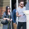 Megan Fox enceinte est allée déjeuner avec son mari Brian Austin Green au restaurant Cafe Grattitude à Los Angeles. Le 20 mai 2016