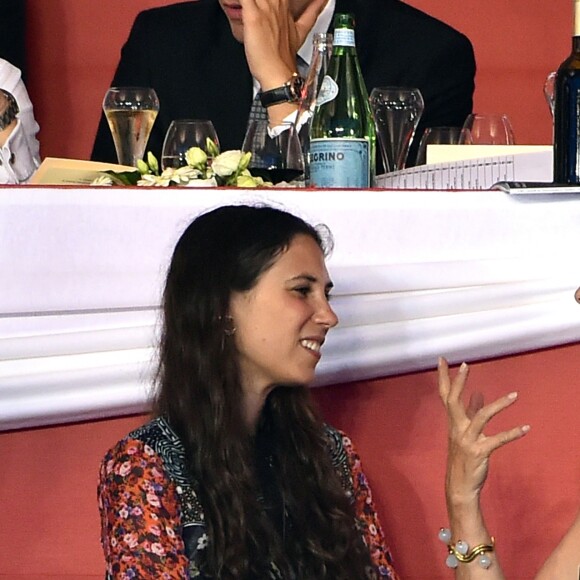 La princesse Caroline de Hanovre et Tatiana Santo Domingo - Longines pro Am Cup Monaco dans le cadre du Jumping international de Monte-Carlo, le 24 juin 2016. © Bruno Bebert/Bestimage