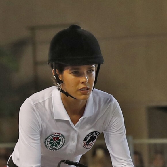 Charlotte Casiraghi - Longines pro Am Cup Monaco dans le cadre du Jumping international de Monte-Carlo, le 24 juin 2016. © Pool Restreint Monaco/Bestimage