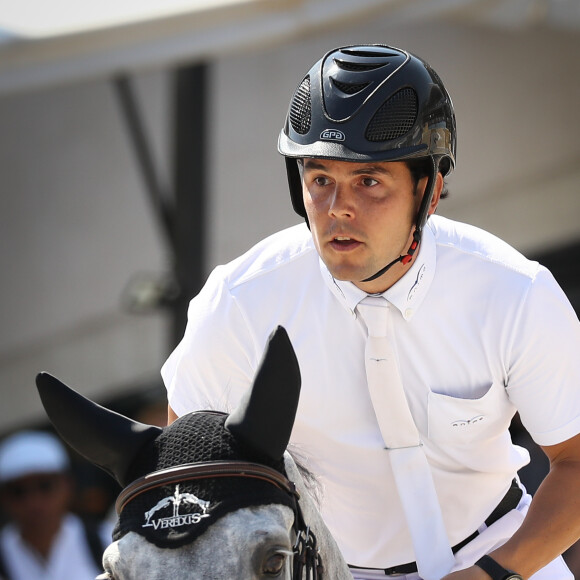 Sergio Alvarez Moya en compétition lors du Longines Global Champion Tour dans le cadre du Jumping international de Monte-Carlo, le 25 juin 2016. © Bruno Bebert/Pool Monaco/Bestimage  Sergio Alvarez Moya competes at Longines Global Champions Tour of Monaco for the 'Casino of Monte-Carlo' Prize, on June 25th 2016.25/06/2016 - Monte-Carlo