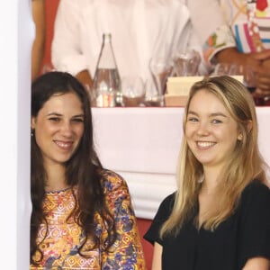 Tatiana Santo Domingo et la princesse Alexandra de Hanovre - La famille princière de Monaco assiste à la compétition du "Grand Prix du Prince de Monaco" dans les tribunes du Longines Global Champion Tour dans le cadre du Jumping international de Monte-Carlo, le 25 juin 2016. © Bruno Bebert/Pool Monaco/Bestimage  Monaco Princely Family attends the 'Grand Prix du Prince' at the Longines Global Champions Tour of Monaco, on June 25th 2016.25/06/2016 - Monte-Carlo