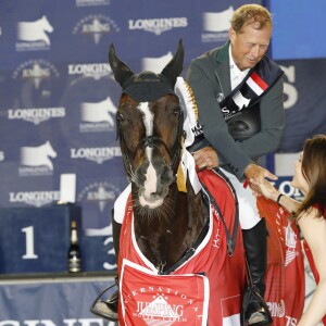 Rolf-Göran Bengtsson (3ème du Grand Prix du Prince de Monaco) et Charlotte Casiraghi - Remise du "Grand Prix du Prince de Monaco" lors du Longines Global Champion Tour dans le cadre du Jumping international de Monte-Carlo, le 25 juin 2016. © Claudia Albuquerque/Bestimage  "Grand Prix du Prince de Monaco" awards ceremony during the Longines Global Champions Tour of Monaco, on June 25th 2016.25/06/2016 - Monte-Carlo