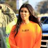 Kourtney Kardashian arrive à la première du clip de Kanye West "Famous" à Los Angeles le 24 juin 2016.