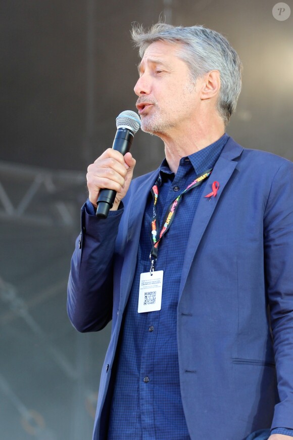 Antoine de Caunes au festival Solidays, à l'hippodrome de Longchamp. Paris, le 26 juin 2016. © Lise Tuillier/Bestimage