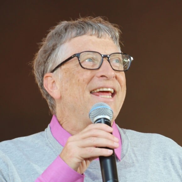 Bill Gates au festival Solidays, à l'hippodrome de Longchamp. Paris, le 26 juin 2016. © Lise Tuillier/Bestimage