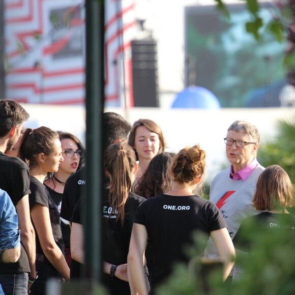 Bill Gates au festival Solidays, à l'hippodrome de Longchamp. Paris, le 26 juin 2016. © Lise Tuillier/Bestimage Bill Gates at the Solidays festival held at Longchamp hippodrome. Paris, June 26th, 2016.26/06/2016 - Paris