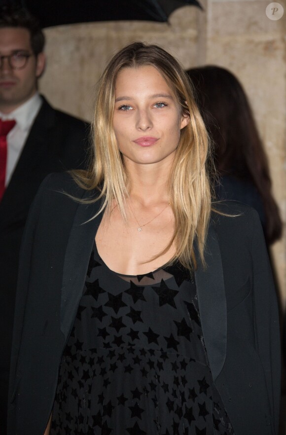 Ilona Smet - Arrivée des people au défilé Sonia Rykiel collection prêt-à-porter Printemps/Eté 2016 lors de la fashion week à Paris, le 5 octobre 2015.