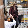 Kate Moss et son compagnon le comte Nikolai von Bismarck arrivent à Venise, le 27 juin 2016.